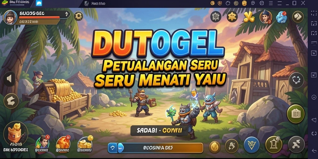 Screenshot gameplay DULTOGEL dengan aksi petualangan yang mendebarkan.