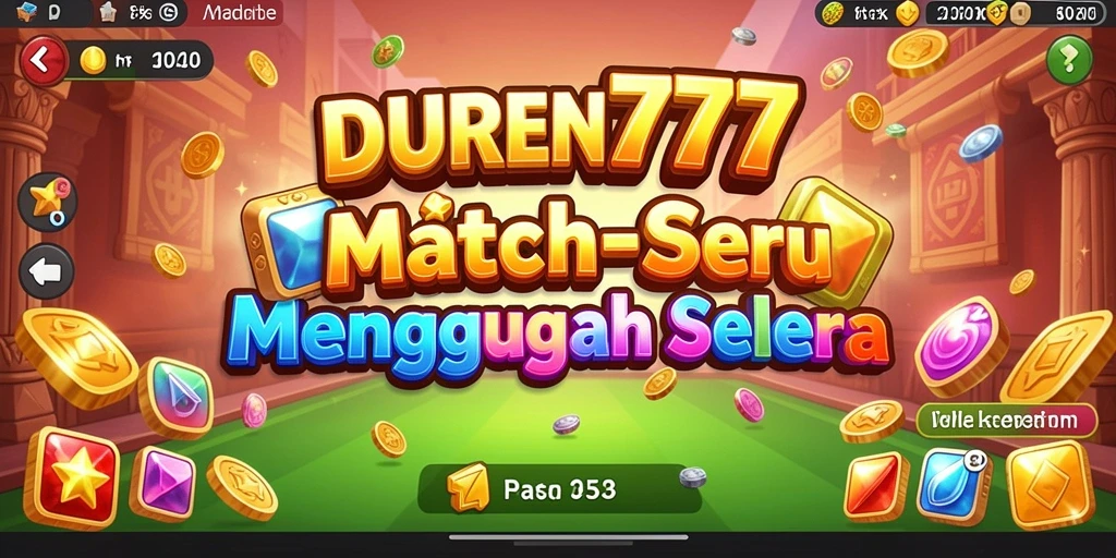 Tampilan gameplay DUREN777 yang seru dan penuh warna.
