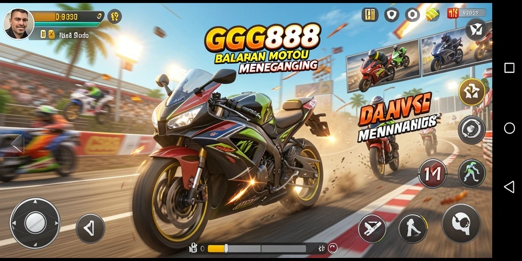 Tampilan gameplay GGG888 yang menegangkan dan seru.