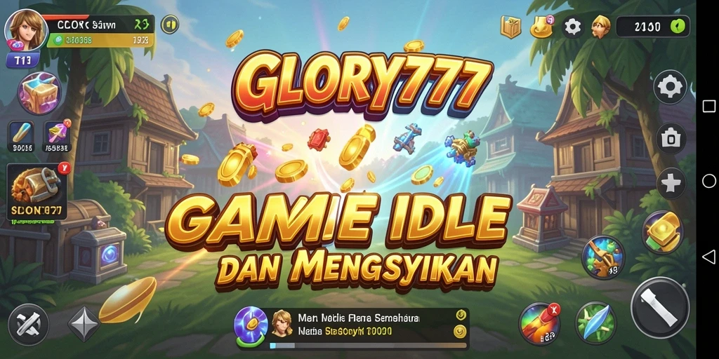 Tangkapan layar dari gameplay <strong>GLORY777</strong> yang menunjukkan keseruan permainan Idle.