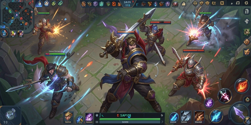 Tampilan gameplay seru dan strategis dari SIAP108.