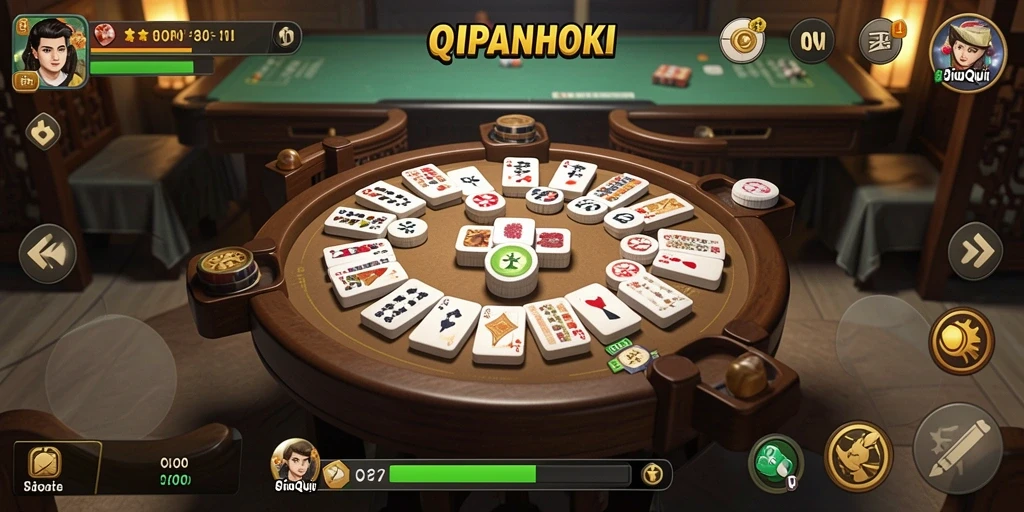 Tampilan gameplay QiuQiu yang menarik di TOPANHOKI.