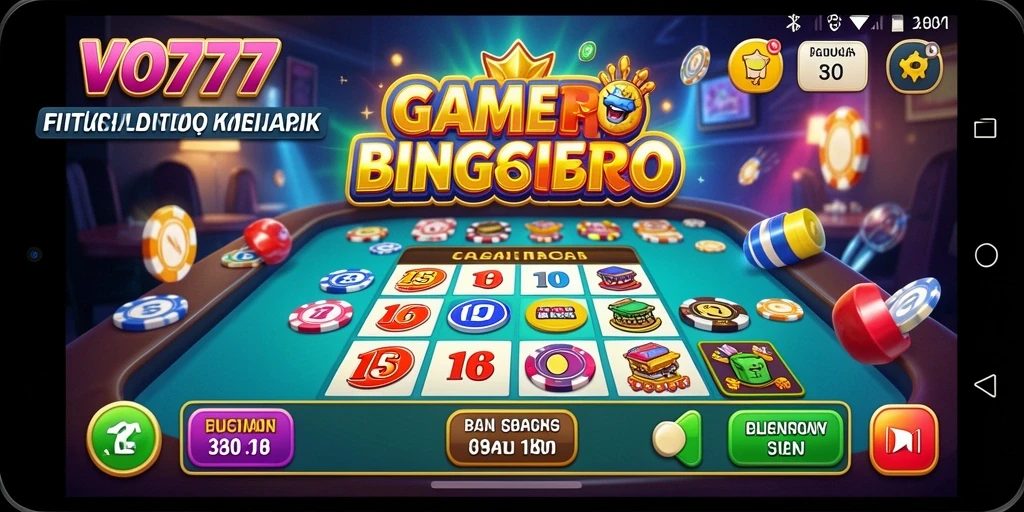 Tampilan gameplay menegangkan saat bermain Bingo di VO777.
